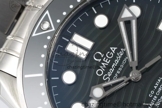 0123 Seamaster Diver 300M ZF 1:1 Best Edition Green Ceramic Green Dial on SS Bracelet A BestValue 7825